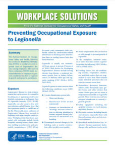 Preventing Occupational Exposure